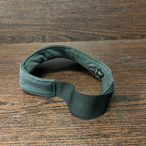 Nike Athletic Visor Sun Black Logo Size One Size FIts Most - Picture 3 of 9