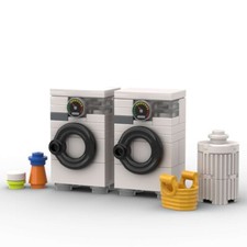 Custom Toy Washer  Dryer Combo Clothes Basket Laundry Room Appliances Detergent