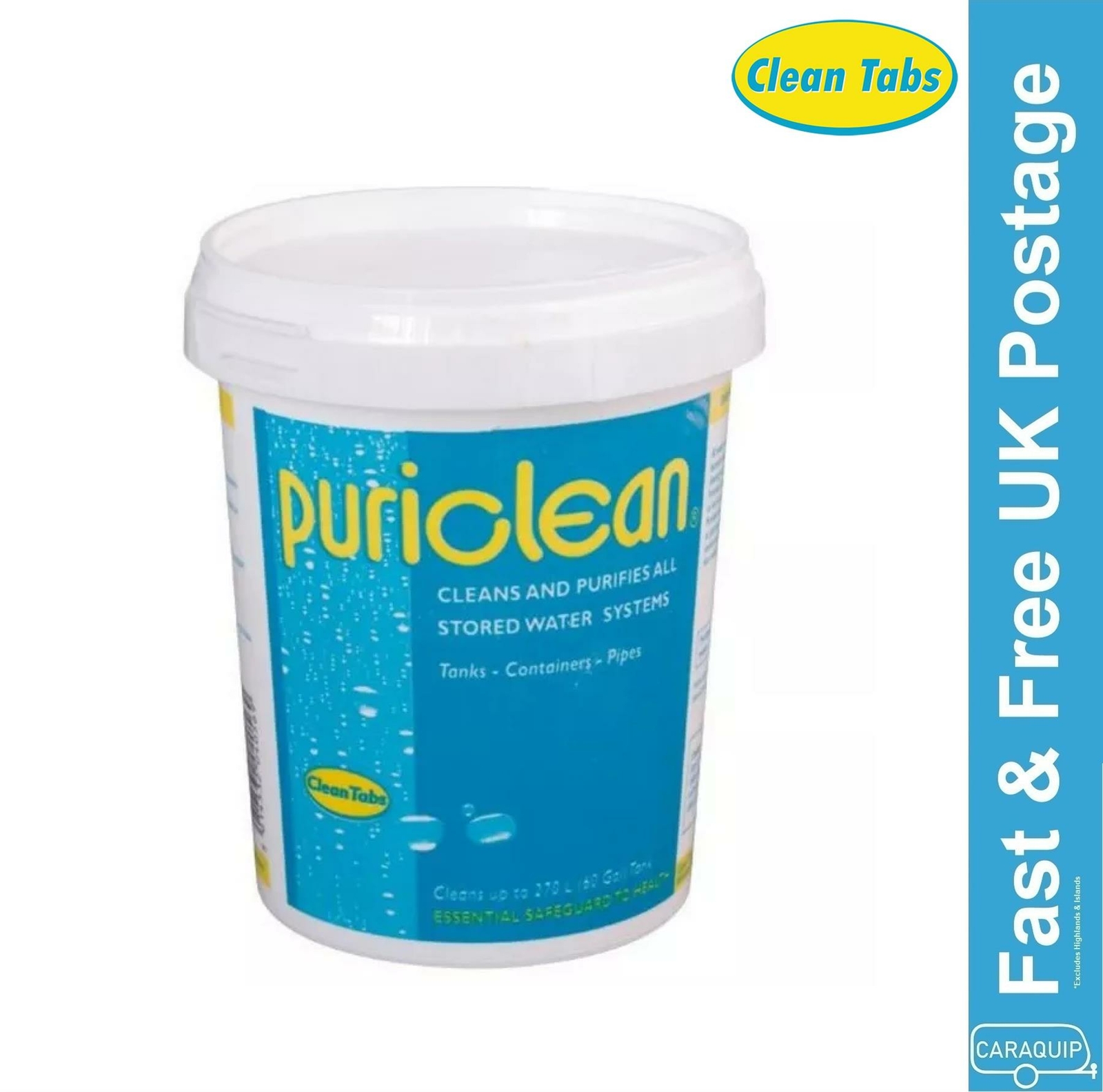 Puriclean Water Purification Treatment 400g Caravan Water System