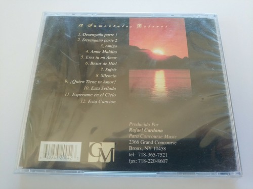 Eternamente Romantica 12 Inmortales Boleros NUEVO CD #1147 - Imagen 2 de 2