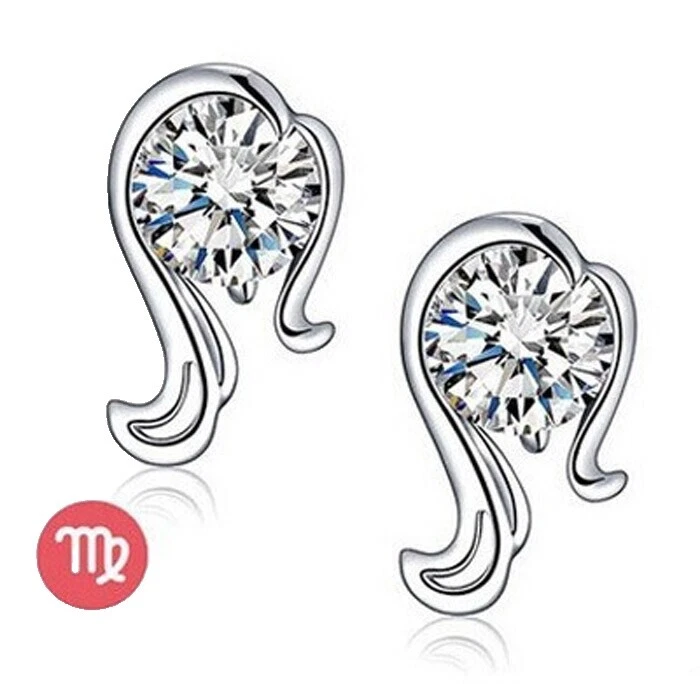 Celestial y horóscopo Crystal Stud Pendientes de Moda