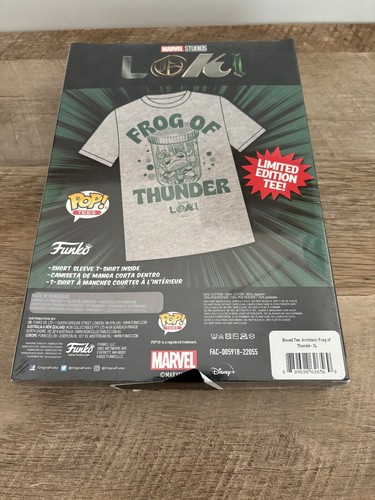 Pop Tees Loki Frog of Thunder T-Shirt, Size XL - Picture 4 of 6