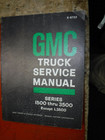 1967 Gmc 1500 Thru 3500 Light Duty Pick Up Truck Factory Service Manual