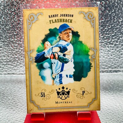 2019 Panini Diamond Kings #DKF-RJ Randy Johnson Diamond King Flashbacks ...