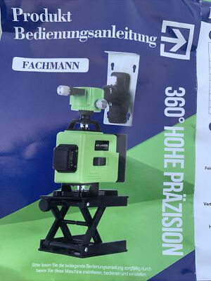 4D 16 Line Selbstnivellierend Level 360° Laser Wasserwaage Kreuzlinienlaser
