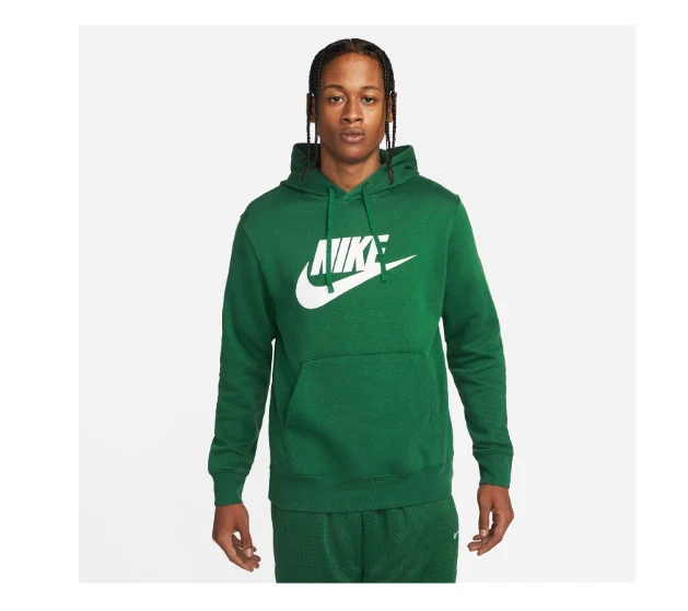 Nike hoodie mens green sale