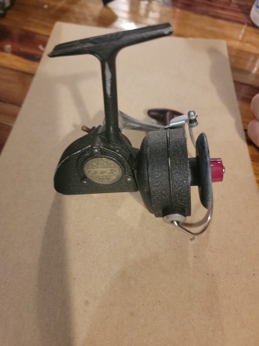 Vintage DAM Quick 220 Spinning Fishing Reel. Made in Germany