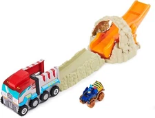 PAW PATROL DINO RESCUE CHASE'S T-REX RESCUE PLAYSET *DISTRESSED PKG*