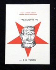 ANTI COMMUNIST PROPAGANDA ITALY 1948 LEAFLET STALIN VERY FINE