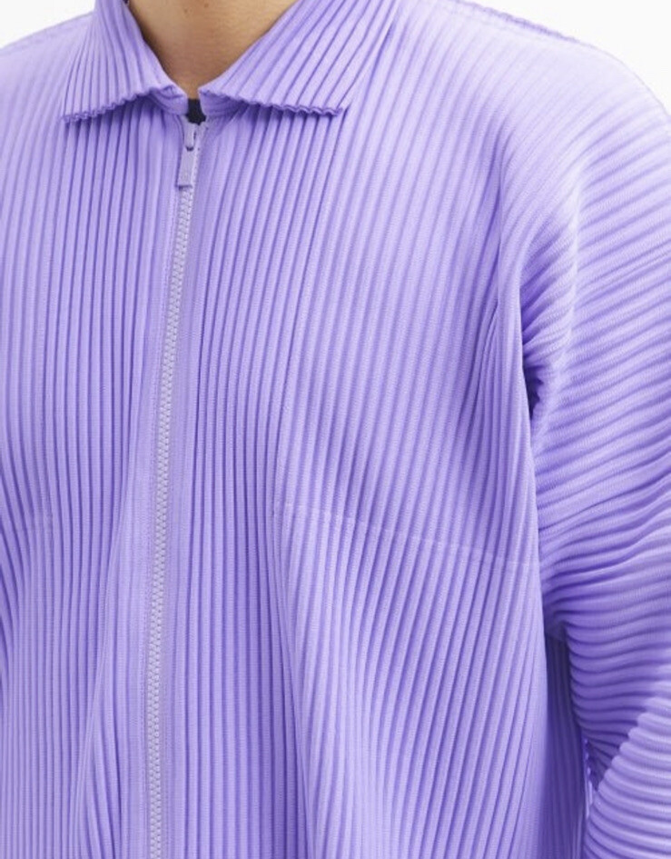 Homme Plisse Issey Miyake Cropped Jacket Purple - 3 | eBay