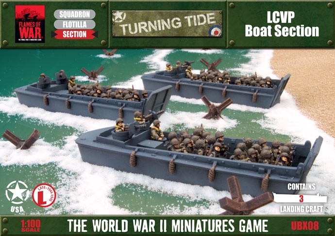 Higgins Boats LCVP Boat Section 15mm UK D-Day British UBX08 Banzai Pacific WWII