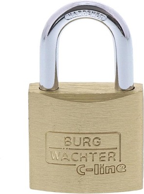 Burg Wächter 3 Vorhangschlösser + 4 Schlüssel, Trio C-Line Bügelstärke: 5 mm TRI
