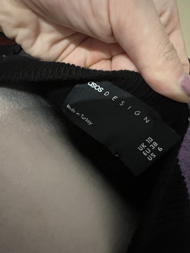 Asos Strickoberteil/schwarz/Gr.38!! - Bild 3 von 3