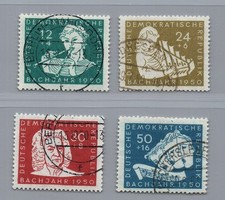 DDR Michel Nummer 256 - 259 gestempelt