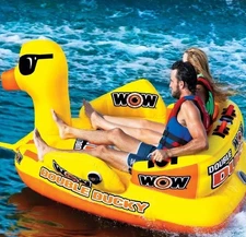 Wow Sports Double Ducky 2P Towable (19-1050) Brand New in Box