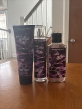 BATH BODY WORKS BLACK AMETHYST BODY CREAM , Mist Shower Gel lot Of 3