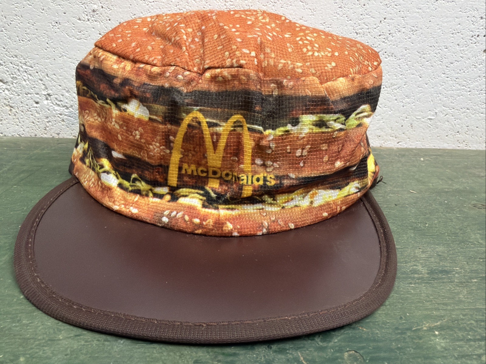 Vintage 1984 McDonald's Big Mac Employee Promo Hat Cap Made USA Louisville Mfg