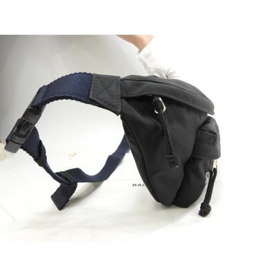 Balenciaga Belt Bag Everyday Nylon Black Navy Body Bag Bum Bag
