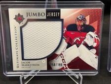 2024-25 Upper Deck Ultimate Collection Jumbo Jersey Jacob Markstrom #158/199 #70