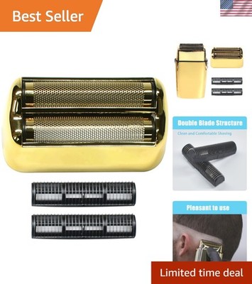 Replacement Gold Foil and 2 Cutters for Efficient BaBylissPRO FXFS2 Shaving