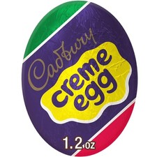 Cadbury Creme Egg Milk Chocolate Easter Candy Egg Individually Wrapped 1.2 Oz