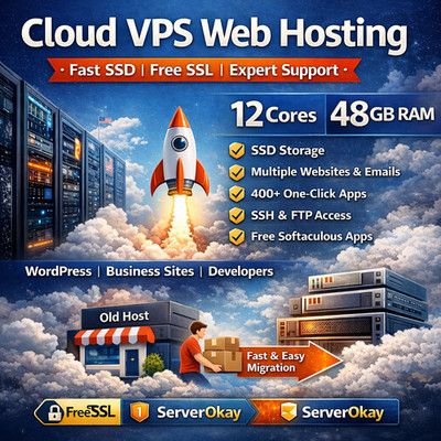 Cloud VPS Web Hosting   Fast SSD | Free SSL | Full Support