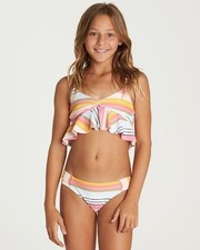 Billabong Girls' Sunny Song Flutter Bikini Set Multicolor Size 10 L101422