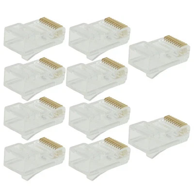 RJ50 10p10c modular connector (for Round Cable, Stranded) - Image 1 of 4