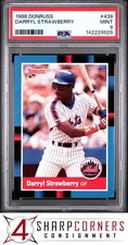 1988 DONRUSS #439 DARRYL STRAWBERRY METS PSA 9
