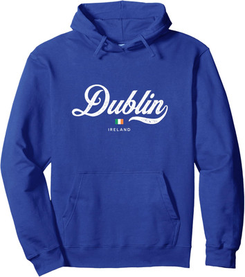 Dublin Ireland Retro Vintage Distressed Cool Clothing Unisex Hooded Sweatshirt