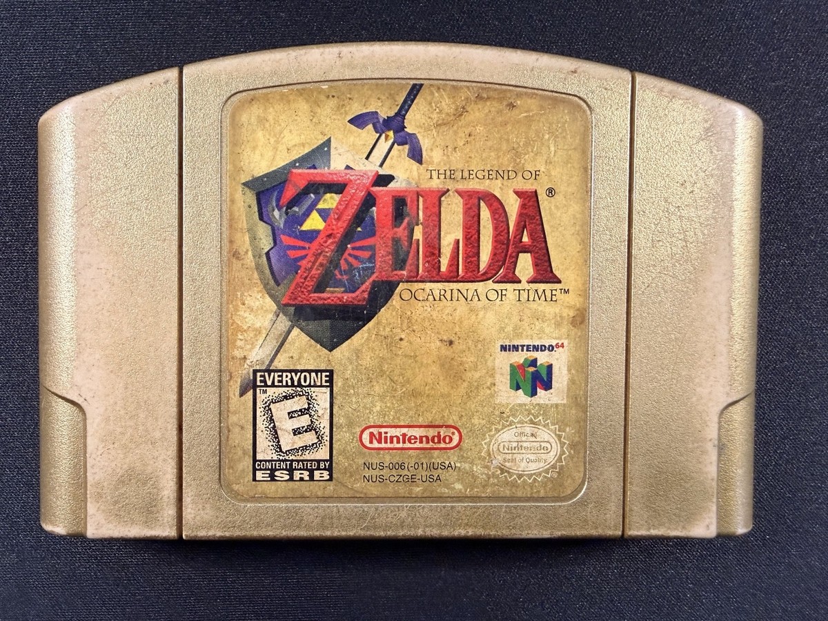 The Legend Of Zelda Ocarina Of Time GOLD COLLECTORS EDITION N64