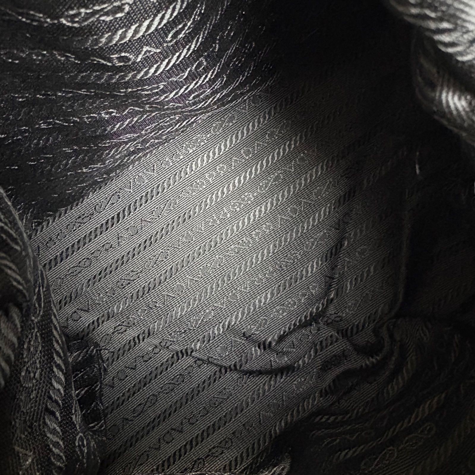 PRADA Triangle Logo Khaki Green Tessuto Nylon Leather Shoulder Bag Vintage thumbnail 9