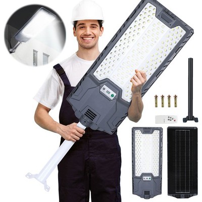 26000000LM Commercial Solar Street Light LED Outdoor Dusk to Dawn Road Area Lamp