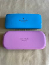 Set Kate Spade Glasses Case Pink  Dark Green  Blue Hard Case New York