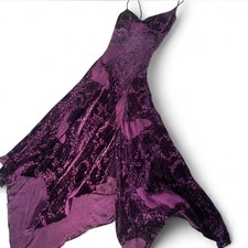 Y2k 90s Gothic Formal Dress – Whimsygoth Prom Dress – Y2K Fairycore – Size 3/4