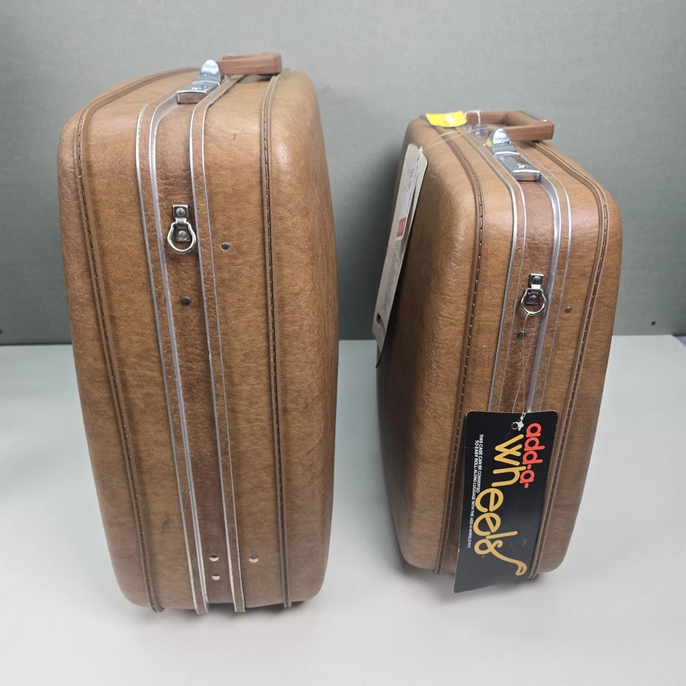 Vtg Starway by Airway Luggage 2pc Set Suitcase Carry-On Weekender NEW W/ TAGS... - Image 2 of 4