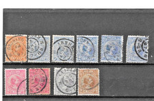 Netherland: 1891 -1893 Queen Wilhelmina used, CV 11.75 EUR, 10 STAMPS