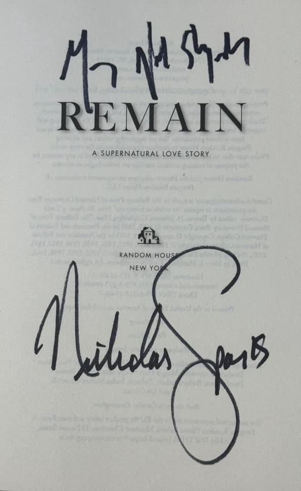 Remain SIGNED Hardcover book by M. Night Shyamalan & Nicholas Sparks BRAND NEW Foto 2 de 4