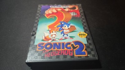 Sonic the Hedgehog 2 Retail Sega Genesis EXMT+ condition COMPLETE box authentic!