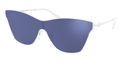 Stunning Futuristic MICHAEL KORS Women's Sunglasses MK1063 199955 Blue & White