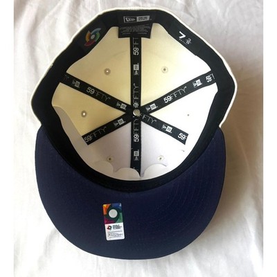 New Era WBC Japan Samurai Hat 59FIFTY Cream Navy Size 7 5/8