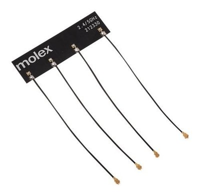 5Pc MOLEX 212330-9100 RF Antenna, 5.925 to 7.125 GHz, WiFi 6E / Bluetooth /