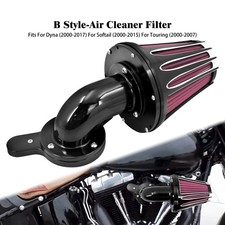 CNC Gauge Luftfilter Bühne eins Reiniger Rot Aufnahme Für Harley Softail 2000-15