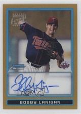 2009 Bowman Chrome Prospects Gold Refractor 36/50 Bobby Lanigan Auto 10dw