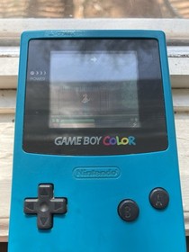 Gameboy Color Console Teal Nintendo GBC Tested & Working CGB-001 Fast Shipping!