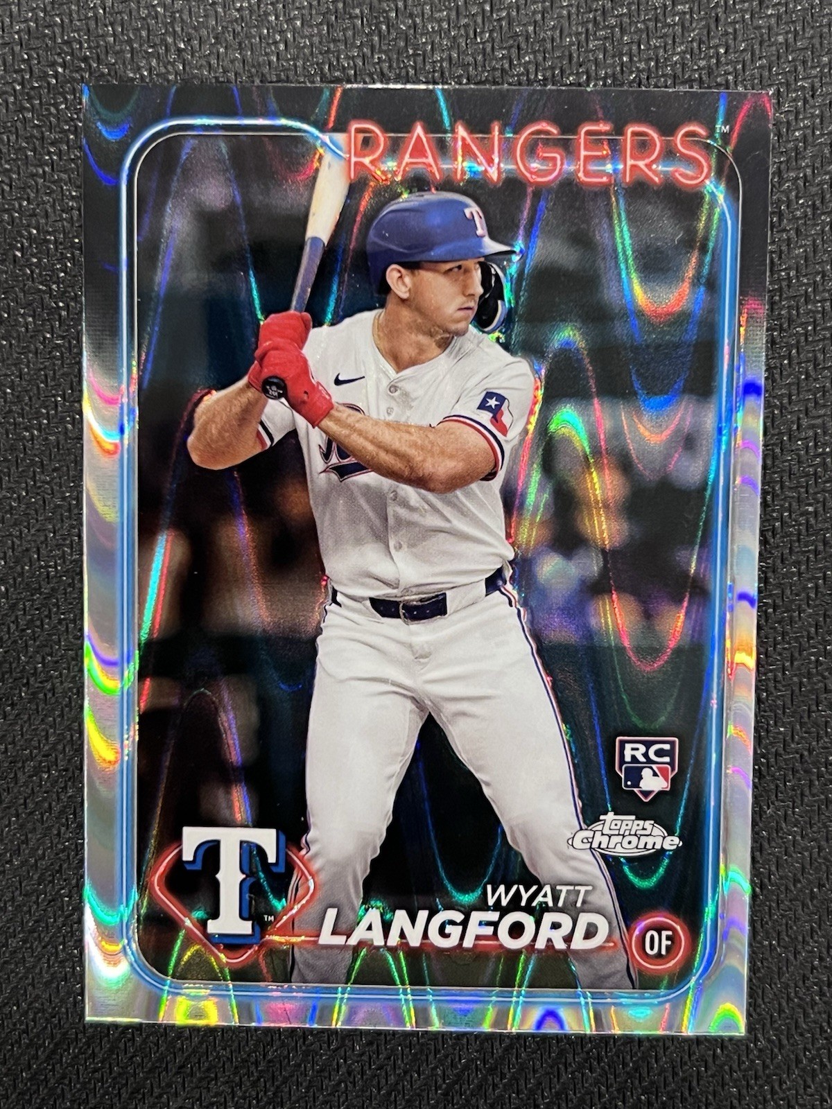 2024 Topps Chrome - Wyatt Langford #122 RayWave Refractor (RC)