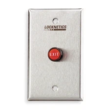 SCHLAGE ELECTRONICS 701RD EX ILL Switch,Pushbutton 4GD90
