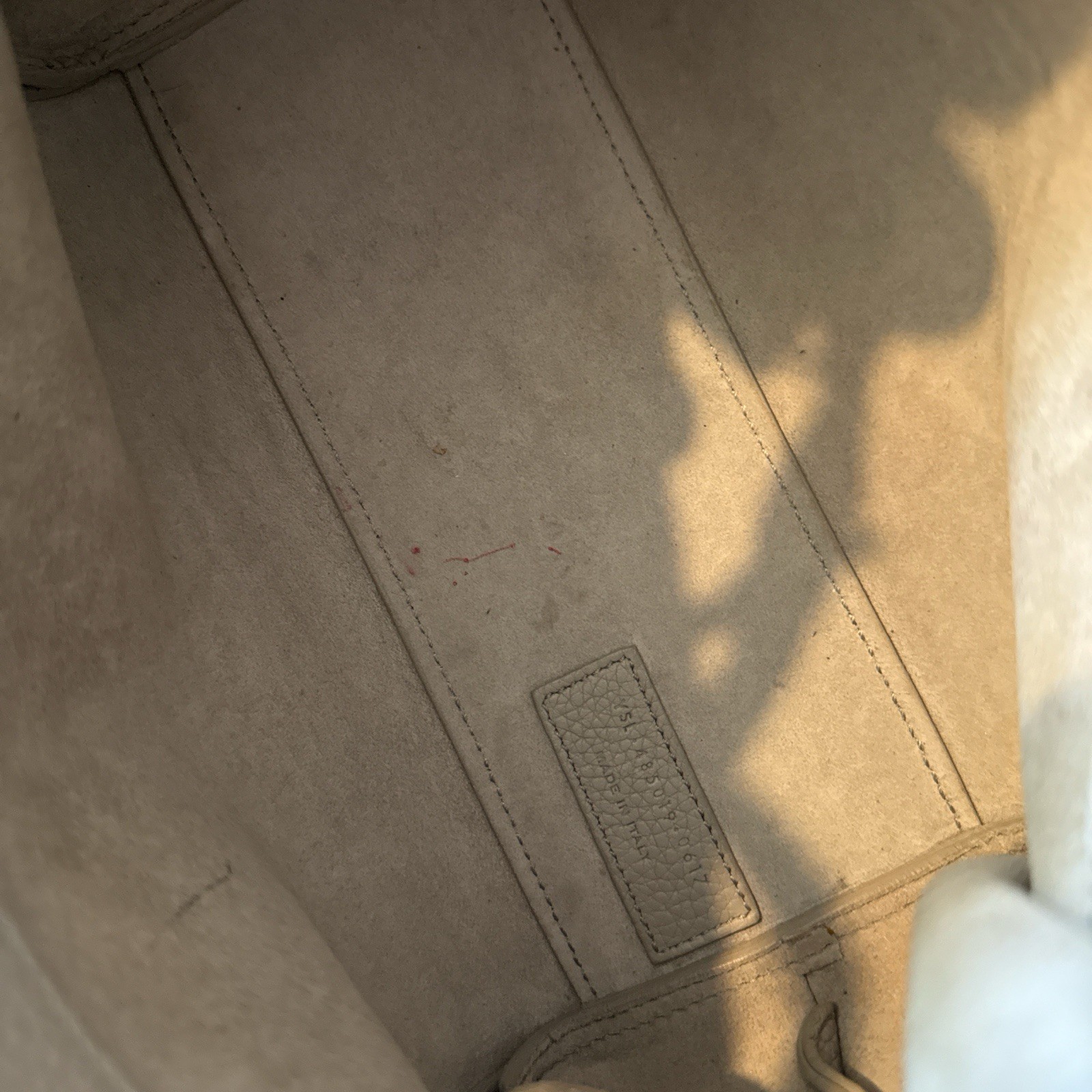 Saint Laurent Sac de Jour Nano Souple Grigio