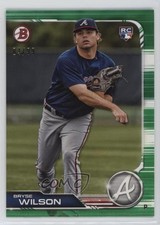 2019 Bowman Green 4/99 Bryse Wilson #20 1u6
