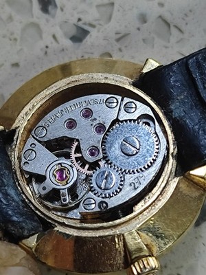 MICHEL HERBELIN Lady watch hand Winding GOLD PLATED France Not